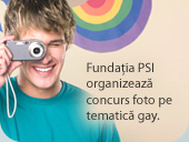 Concurs foto - Fundaţia PSI organizează concurs foto pe tematică gay